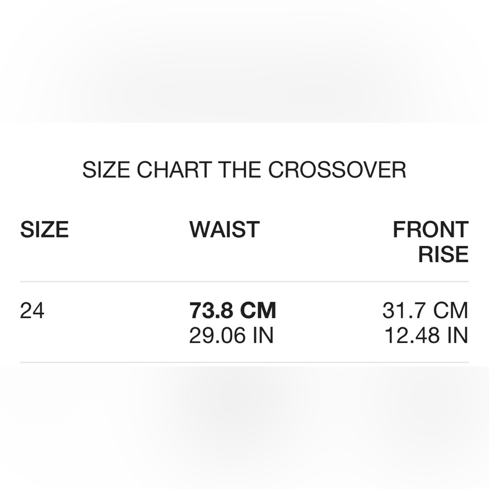 R13 Size 24. Crossover Jeans - Picture 14 of 16